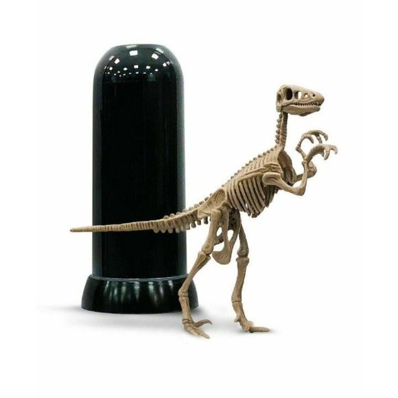 Discovery Mindblown Slime Tar Pit Tube Velociraptor Dino 3D Skeleton Puzzle - Picture 2 of 8